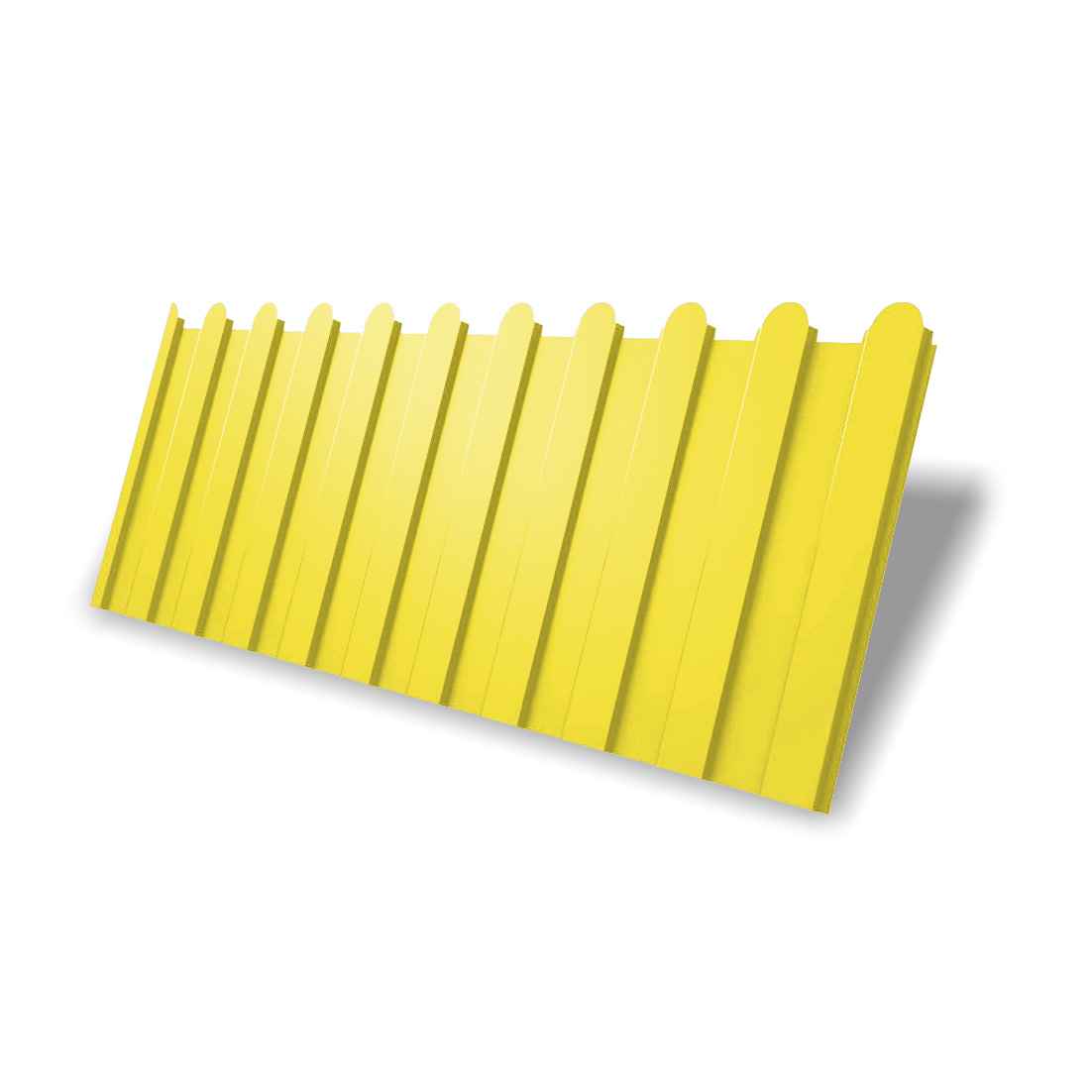 Монтаж профнастила С8 с фигурным резом